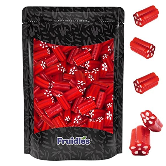 Cherry Loaders Sweet Licorice Gummies with a Creamy Filling Fruidles