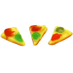 Pizza Slices Gummi Candy with Toppings, Assorted Colors & Fruit Flavored Gummies