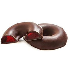 Chocolate Covered Raspberry Jelly Rings