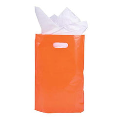 Plastic Bags, Die Cut Handle, Glossy Plastic High Density Shopping Merchandise Goodie Bag, 9