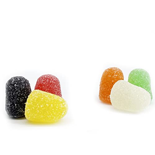 Multicolor Spice Drops, Delicious Gummy Jelly Candy, Gluten-Free, Fun and Festive Holiday Snacking, Party Favor