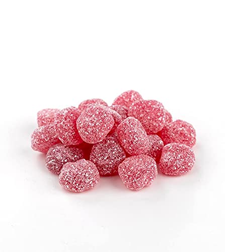 Sour Red Cherry Candy Gummy Drops