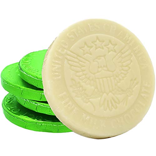 Lieber's White Dairy Hanukkah Chocolate Coins