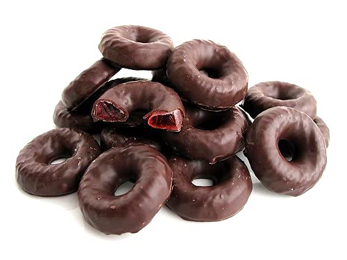 Chocolate Covered Raspberry Jelly Rings