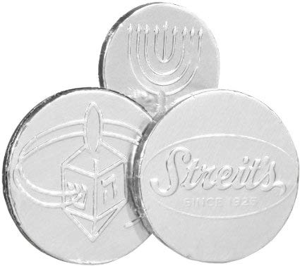 Streit's Dark Chocolate Coins, Extra Large Coins, 24 Bags (.5 Oz)