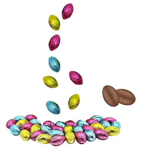 Chocolate eggs. Tasty food sweet shiny natural delicious products for kids  happy easter symbols vector realistic collection. Easter chocolate egg,  surprise dessert seasonal illustration #2823517