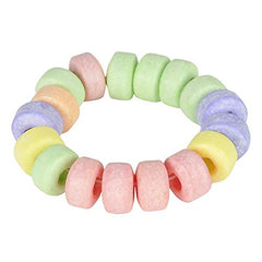 Stretchable Candy Bracelet, Multicolor Fruit-Flavored