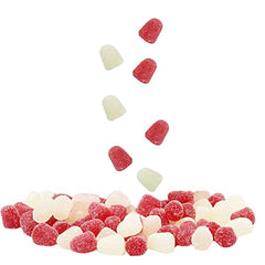 Valentine's JuJu Jelly Drops, Delicious Cinnamon and Mint Gummy Candy, Gluten-Free, Fun and Festive Holiday Snacking, Party Favor