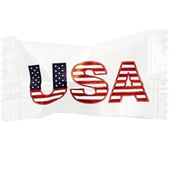 Patriotic Flag USA Butter Mints, Individually Wrapped