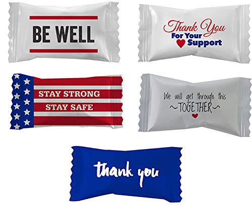 Be Well and Stay Strong Butter Mints, Individually Wrapped (110 Pieces)