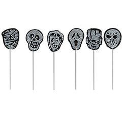 Halloween Lollipops Tattoo, Skulls, Mummies, and Ghosts Suckers Candy