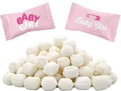 Baby Girl Butter Mints, Individually Wrapped