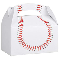 Sports Treat Boxes, Goodies Favor Giveaway Gift-Box for Kids Birthday Party Favors, Weddings Events, Baby Shower, 6.25