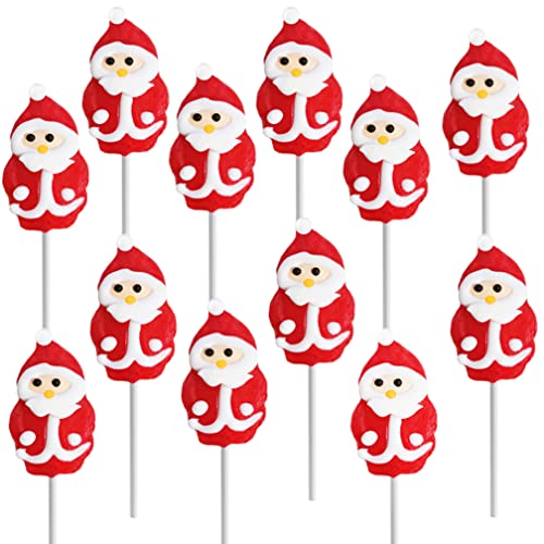 Christmas Santa Clause Lollipop Sucker, Mixed Fruit Flavor
