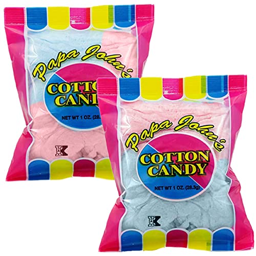 Cotton Candy Blue and Pink, Kosher, 1oz Bag