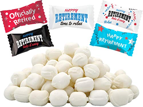 Happy Retirement Butter Mints, Individually Wrapped