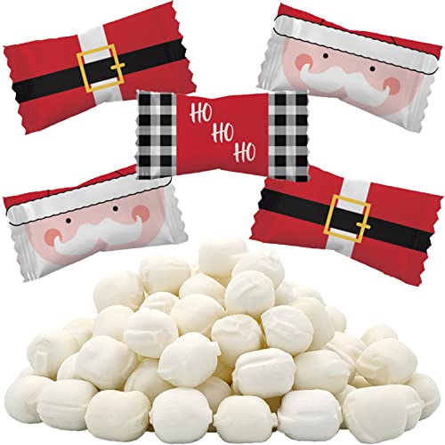 Christmas Santa Butter Mints, Individually Wrapped