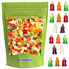 Mini Soda Gummi Candy Mix, Multicolored Fruit Flavors