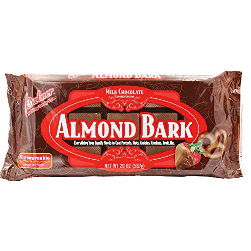 Milk Chocolate Almond Bark Coating Baking Bar, Candy Coating, Microwaveable Almond Coating For Baking, Toppings, and Sweets
