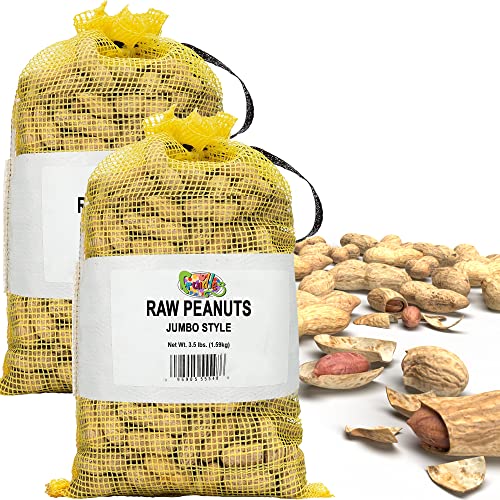 Raw Peanuts in Shell, 3.5LB Bag (2-Pack)