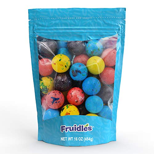 Psychedelic Jawbreaker Blots With Gum In Center, Boulders Speckled Candy, Kosher Certified, 1" Inch