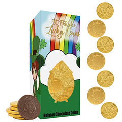 St. Patrick's Day Lucky Belgian Milk Chocolate Gold Coins