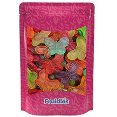 Butterflies Gummi Candy, Assorted Fruit Flavors Gummies