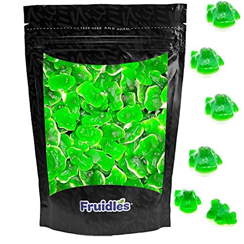 Green Frogs Gummi Candy, Delicious Fruit Flavors Gummies