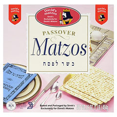 Matzo Passover Matzah Israeli Kosher For Passover King David Matzos One Pound Box (1 LB Box)