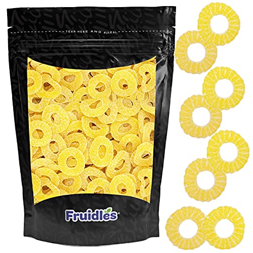 Pineapple Rings Candy, Fruit Flavored Gummies