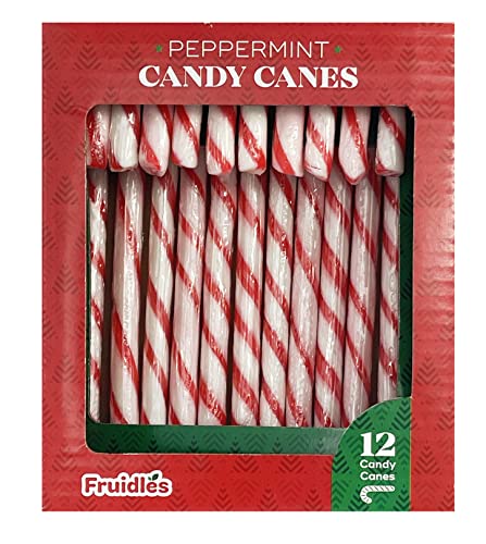 Mini Candy Canes Box, Peppermint Candy