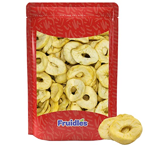 Oven-Baked Chewy And Soft Dried Apple Rings, 8 Ounce
