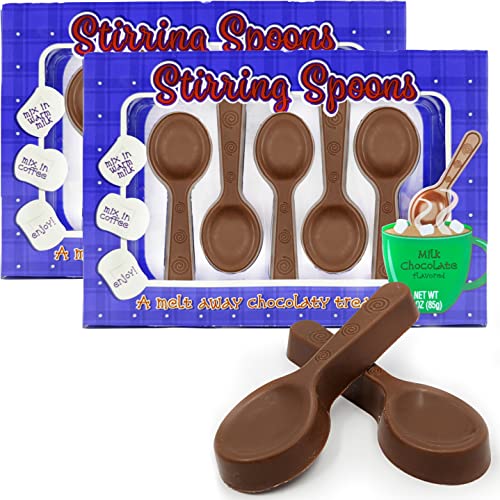 Christmas Milk Chocolaty 'n Smooth Stirring Spoons