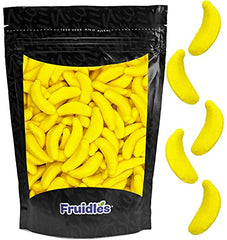 Frosted Banana Gummi Candy, Sugar Coated Fruit Flavors Gummies