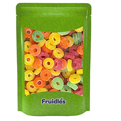 Christmas Fruit Rings Gummy Candy, Half-Pound