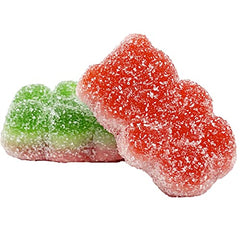 Triple Sour Gummi Bears Candy, Multi-Layered Sugar Coated