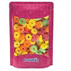 Christmas Fruit Rings Gummy Candy, Half-Pound