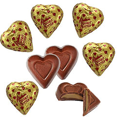 Valentine's Milk Chocolate Hearts, Milk Creamy Chocolaty Hearts, Holiday Treats, Individually Wrapped Foils, Kosher Certified Dairy