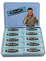Black Jack (Blackjack) Gum Vintage Collectors Tin with BlackJack Gum
