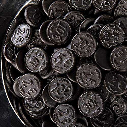 Lightly Salted Dutch Licorice Coin Candy