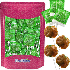 Caramel Apple Pops Lollipops Suckers, Individually Wrapped