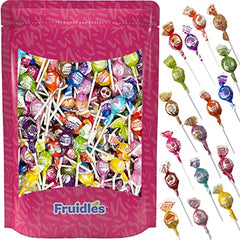 MiniPops Lollipops Hard Candy Suckers, 16 Assorted Flavors, Individually Wrapped