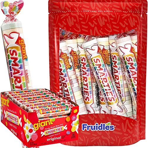 Giant Smarties Hard Candy Roll, Assorted Flavors