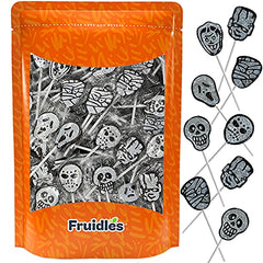 Halloween Lollipops Tattoo, Skulls, Mummies, and Ghosts Suckers Candy